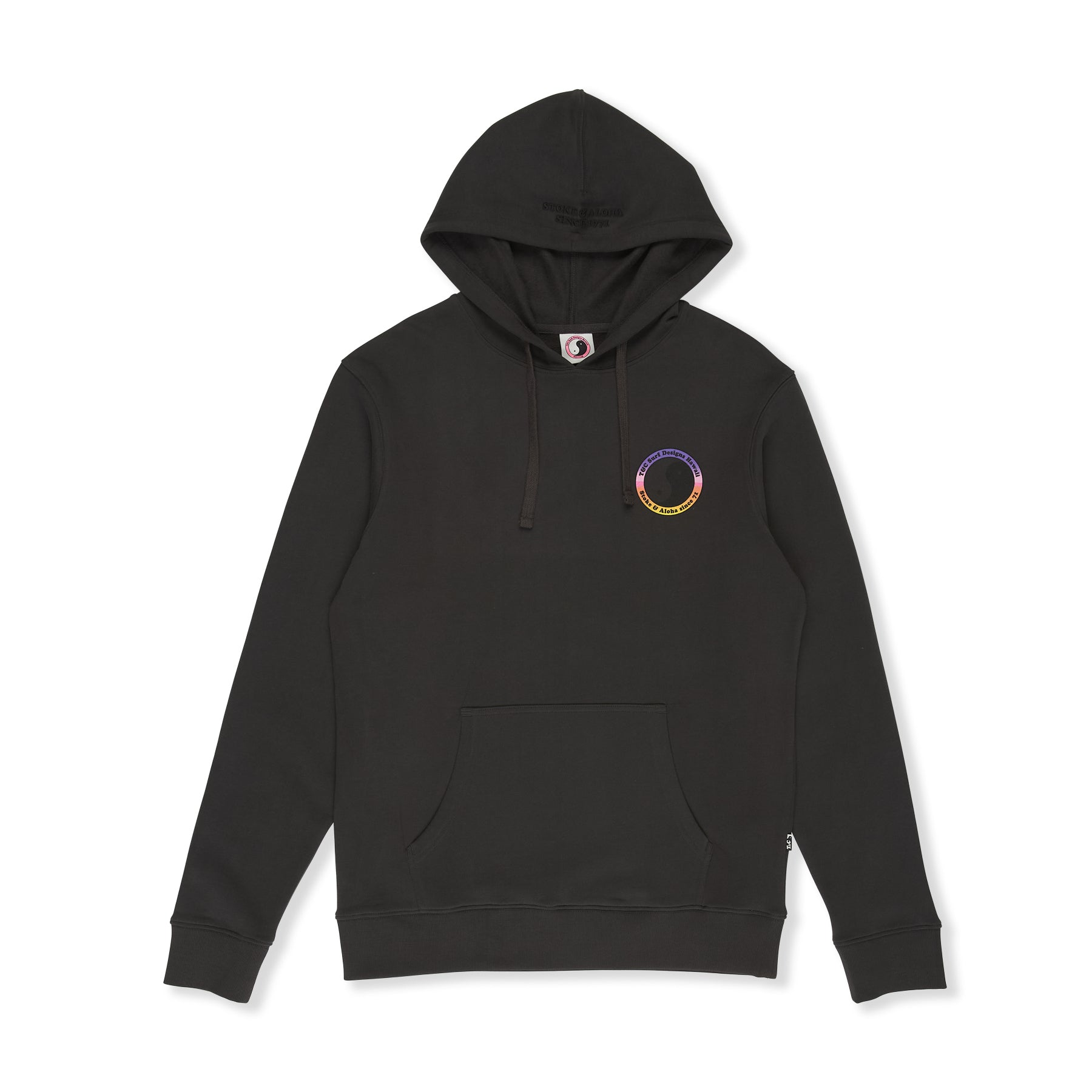 T&C Surf Designs YY 71 Logo Hoodie Sweat-Wash Black