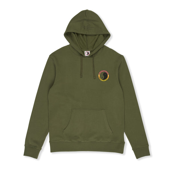 T&amp;C Surf Designs YY 71 Logo Hoodie Sweat-Military Green