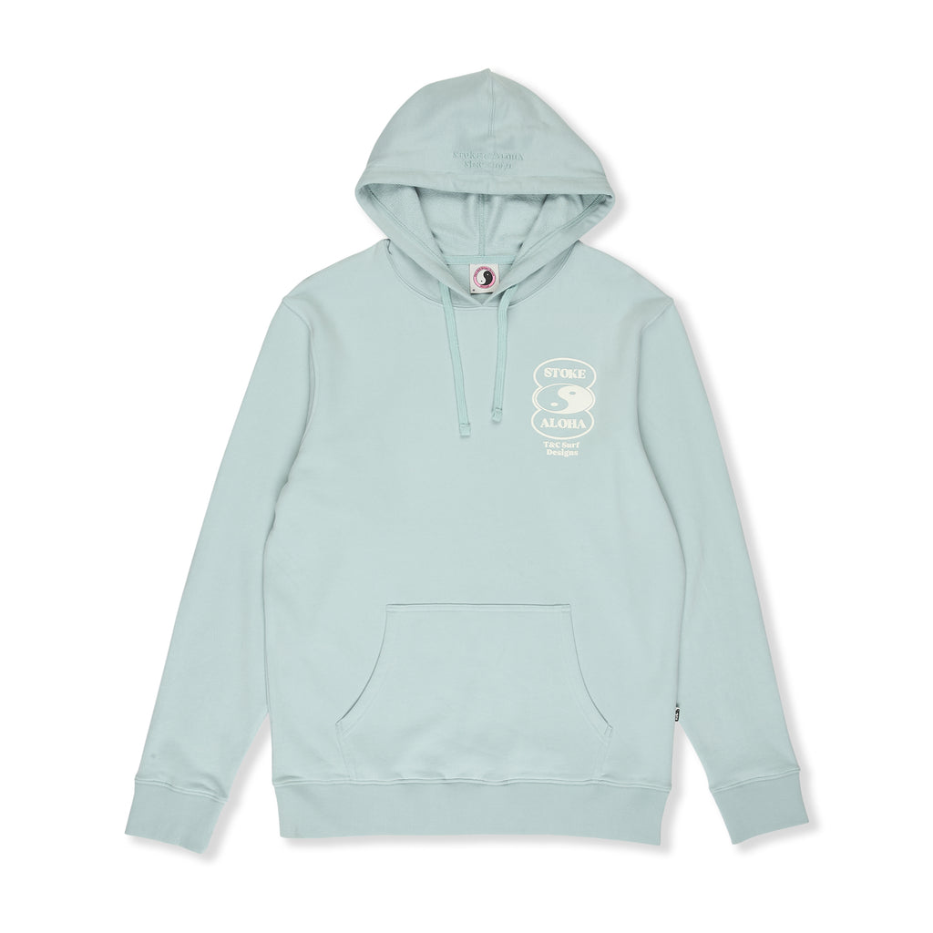 T&amp;C Surf Designs Oval Hoodie Sweat-Used Blue