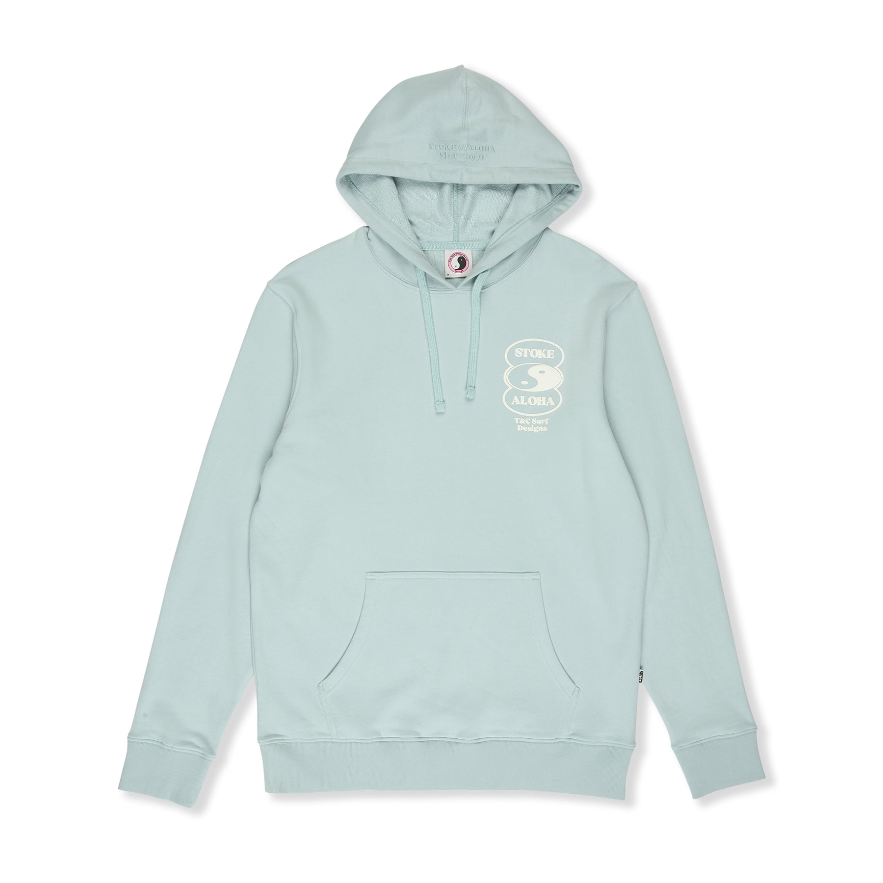 T&amp;C Surf Designs Oval Hoodie Sweat-Used Blue