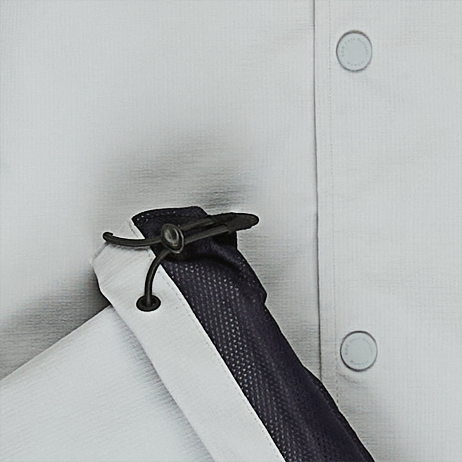 Nylon Hooded Coach Veste - Grey