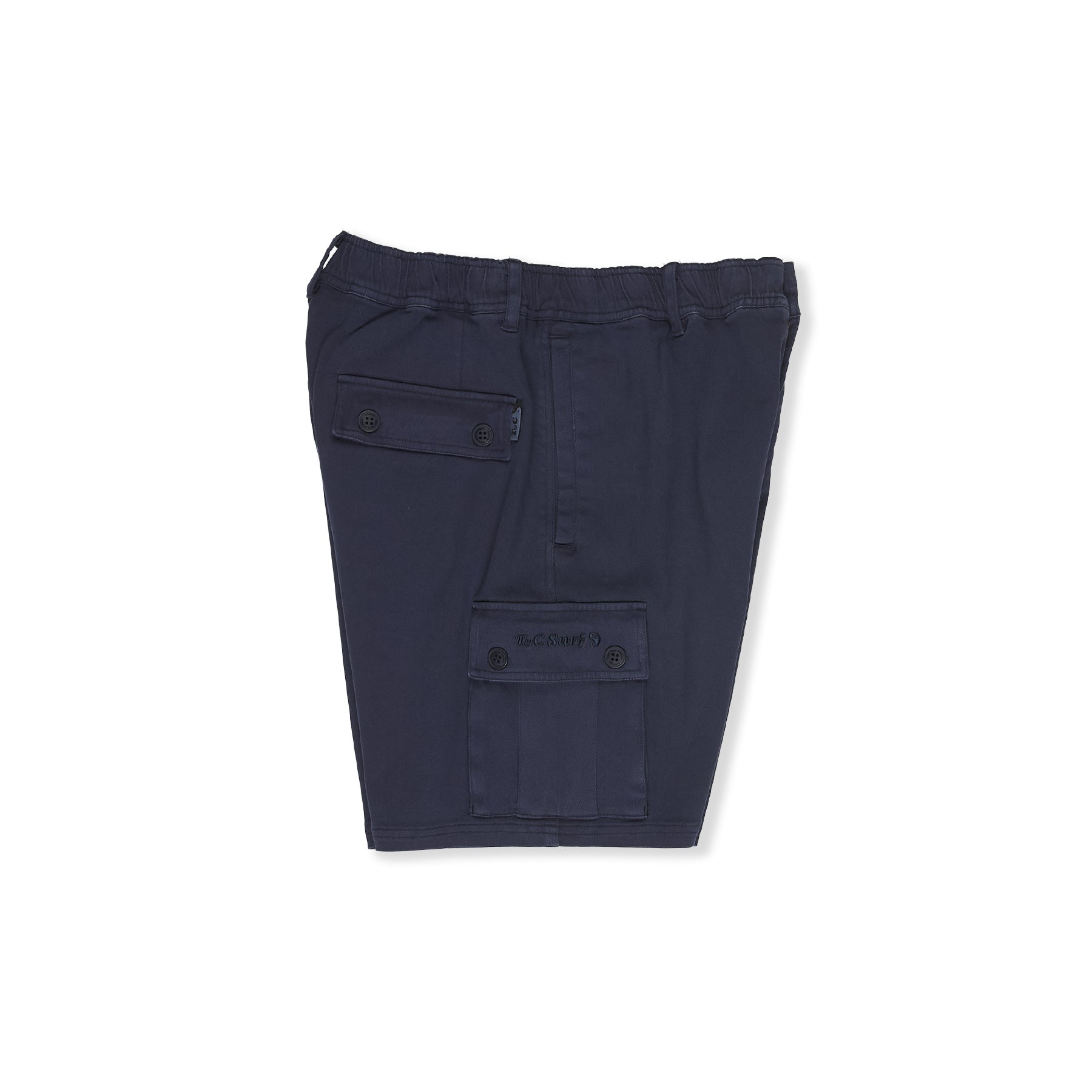 T&C Surf Designs Elastic Country Cargo Short 20"-Dark Navy