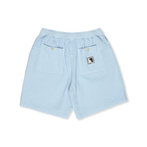 T&C Surf Designs Cotton Gaze Beach Short 20"-Blue Light Used