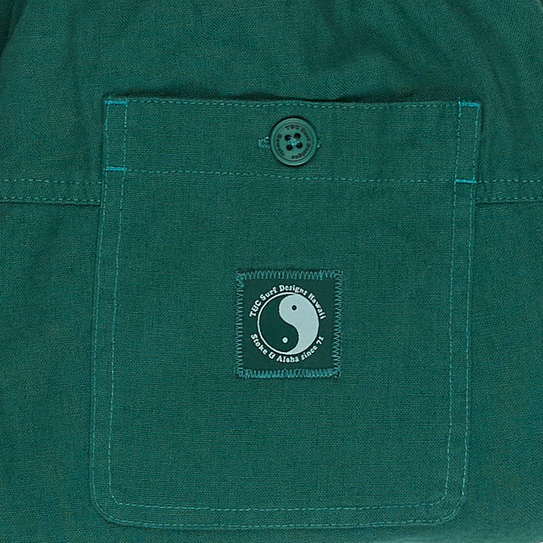 T&C Surf Designs Pearl Elastic Short 20"-Green Sea