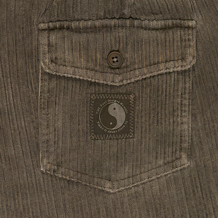 T&C Surf Designs Corduroy Beach Short19"-Brown