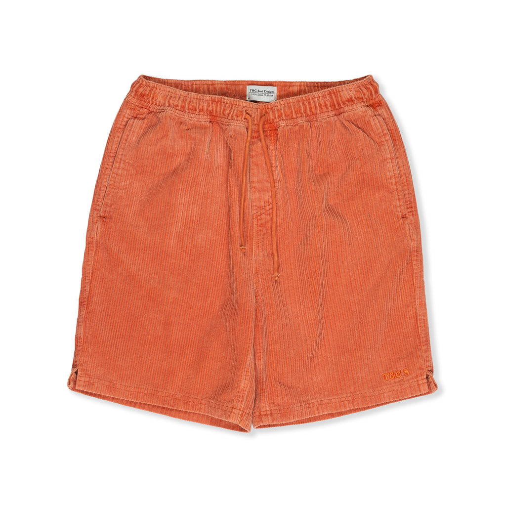 T&C Surf Designs Corduroy Beach Short19"-Rust