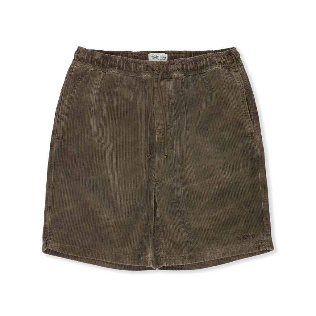 T&C Surf Designs Corduroy Beach Short19"-Brown