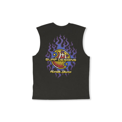 T&amp;C Surf Designs Muscle S/S Tee-Black