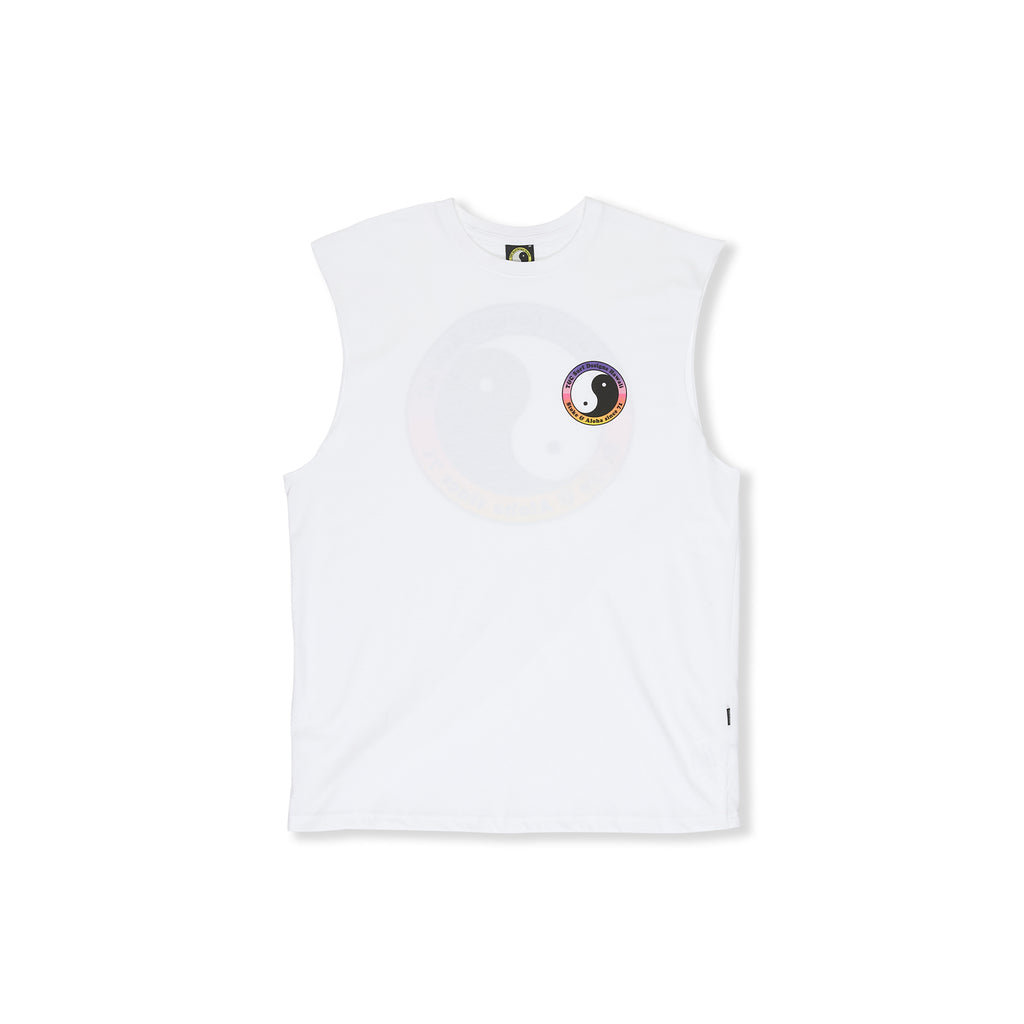 T&amp;C Surf Designs YY 71 Logo Muscle Tee-White