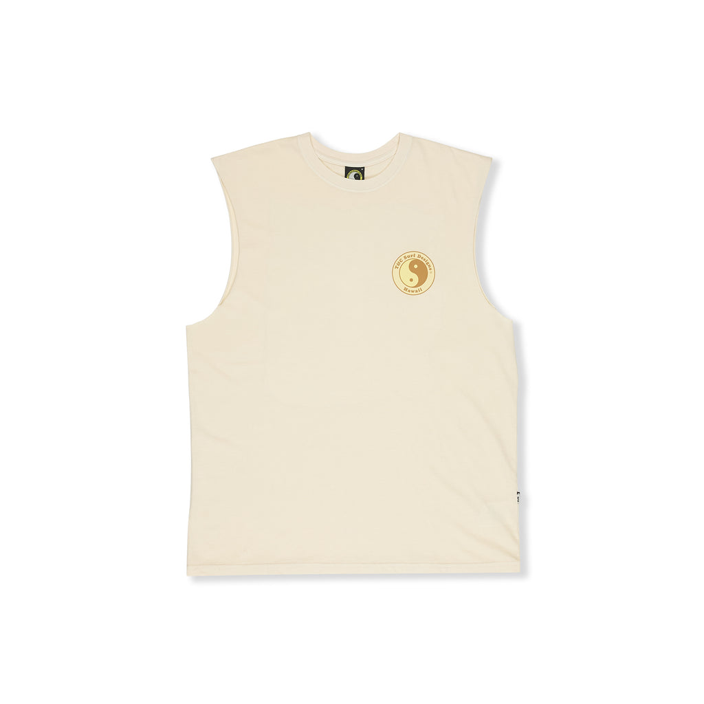 T&C Surf Designs Muscle S/S Tee-Vintage White