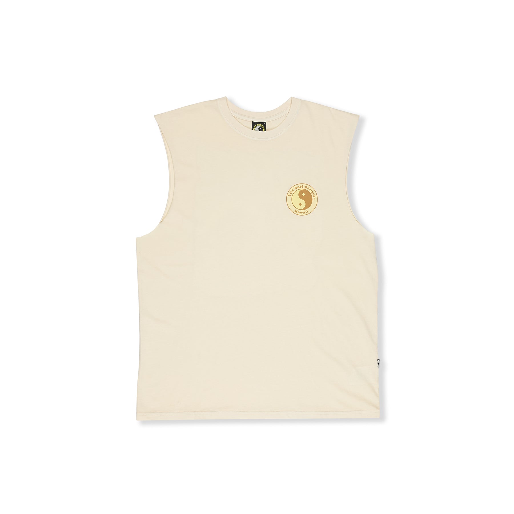 T&C Surf Designs Muscle S/S Tee-Vintage White