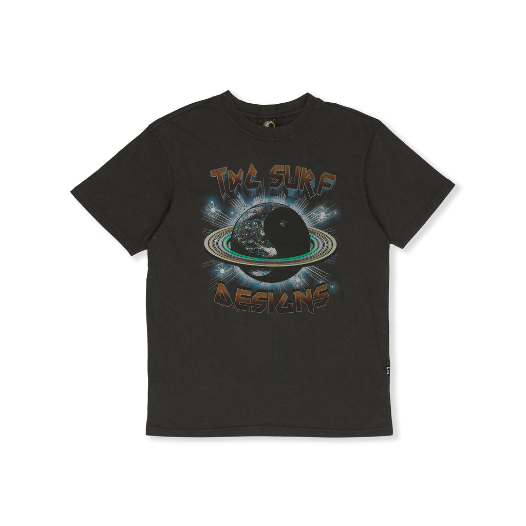 Planet T-shirt manches courtes -Wash Black