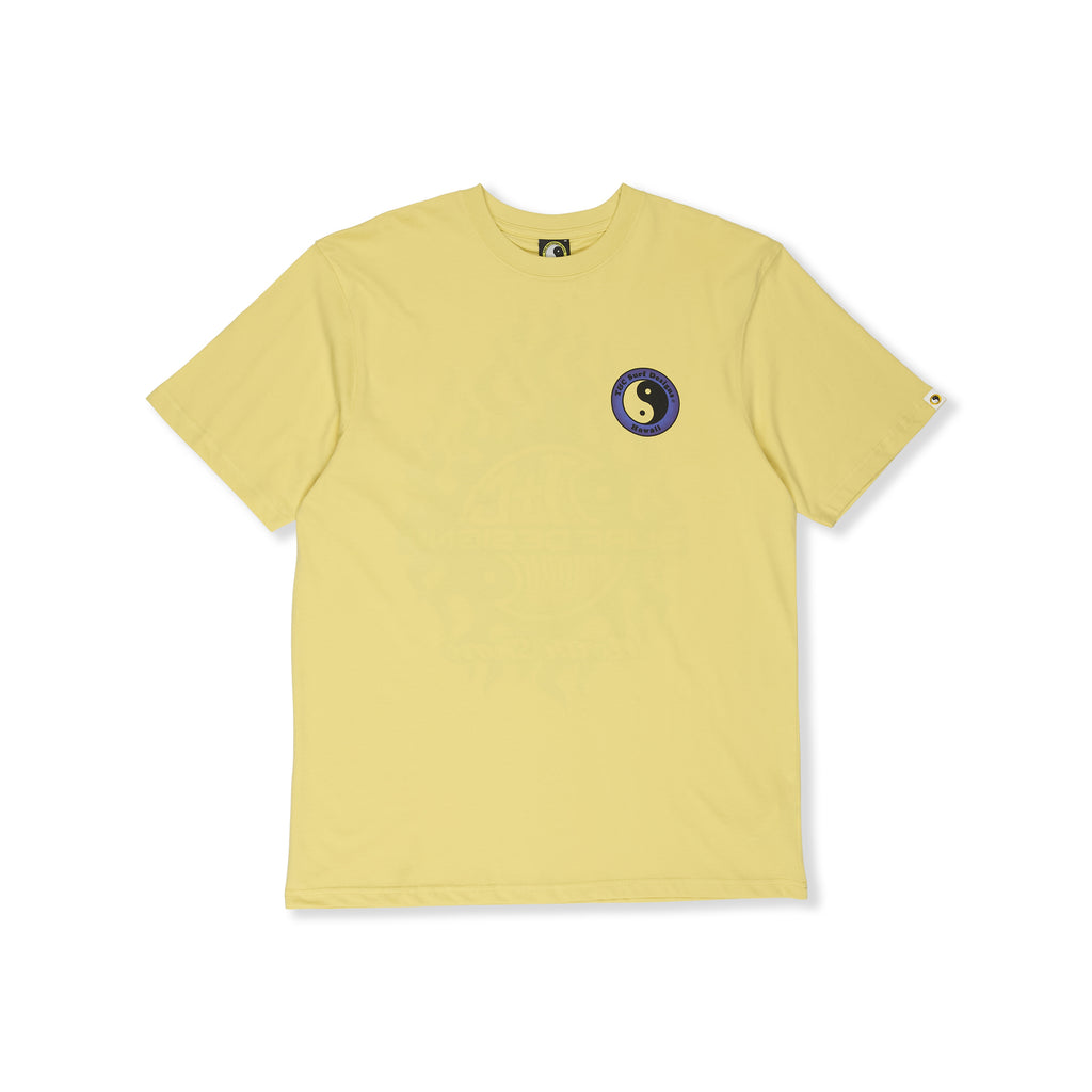 T&C Surf Designs Flame S/S Tee-Washed Yellow