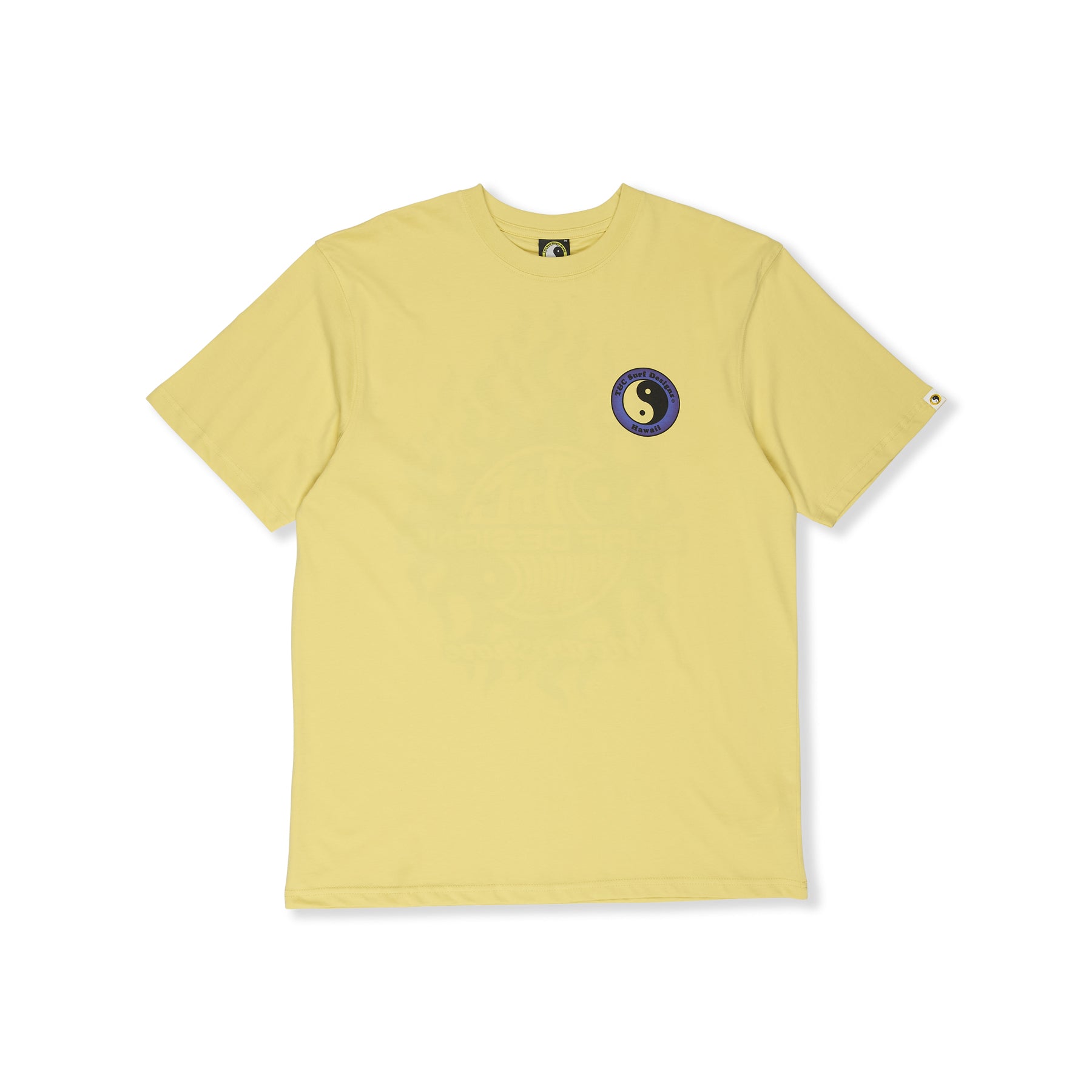 T&C Surf Designs Flame S/S Tee-Washed Yellow