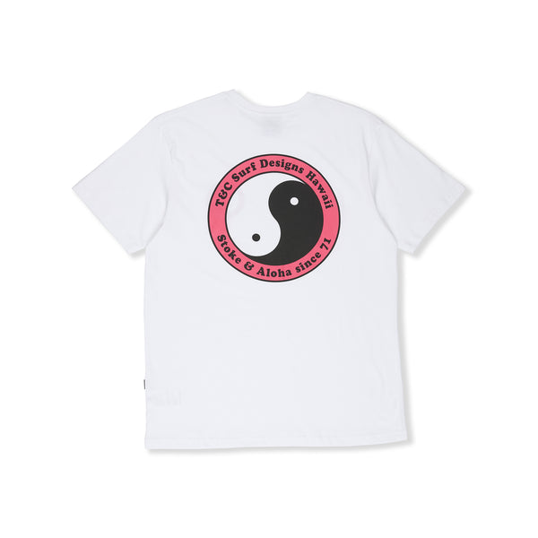 T&amp;C Surf Designs YY 71 Logo S/S Tee-White