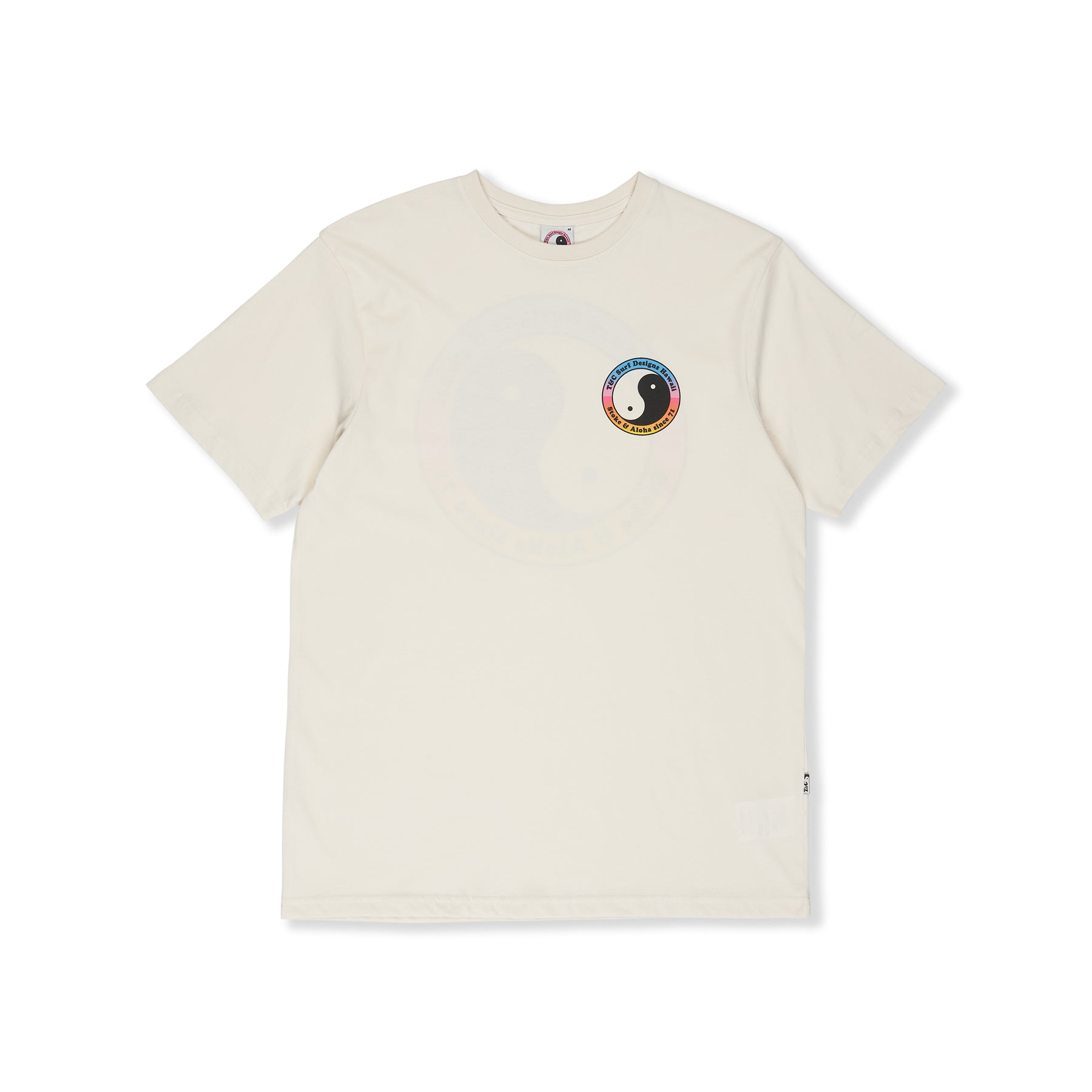T&C Surf Designs YY 71 Logo  S/S Tee-Vintage White