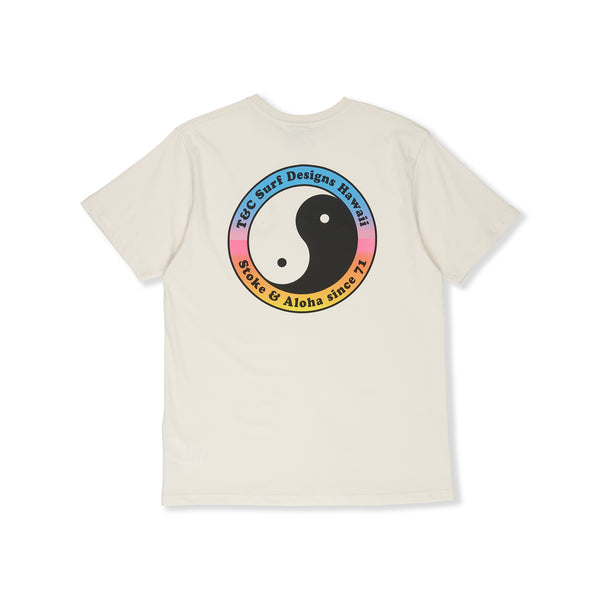 T&amp;C Surf Designs YY 71 Logo S/S Tee-Vintage White