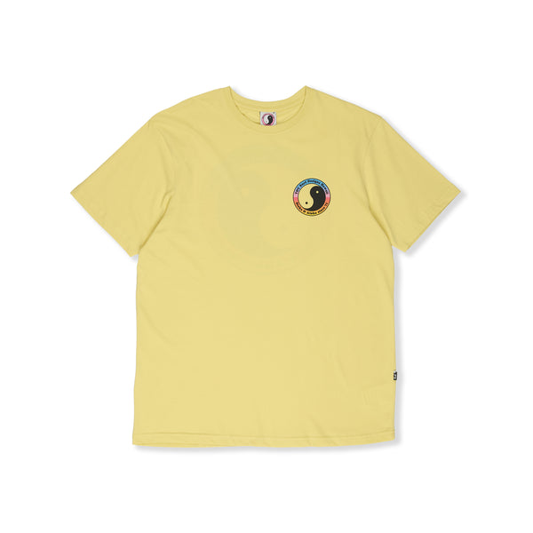 T&amp;C Surf Designs YY 71 Logo S/S Tee-Washed Yellow
