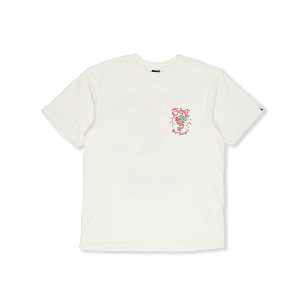 T&amp;C Surf Designs Funco Koi S/S Tee-White