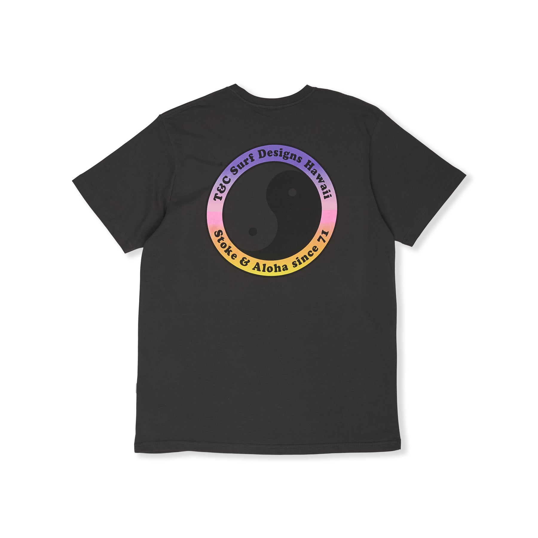 T&C Surf Designs YY 71 Logo  S/S Tee-Wash Black