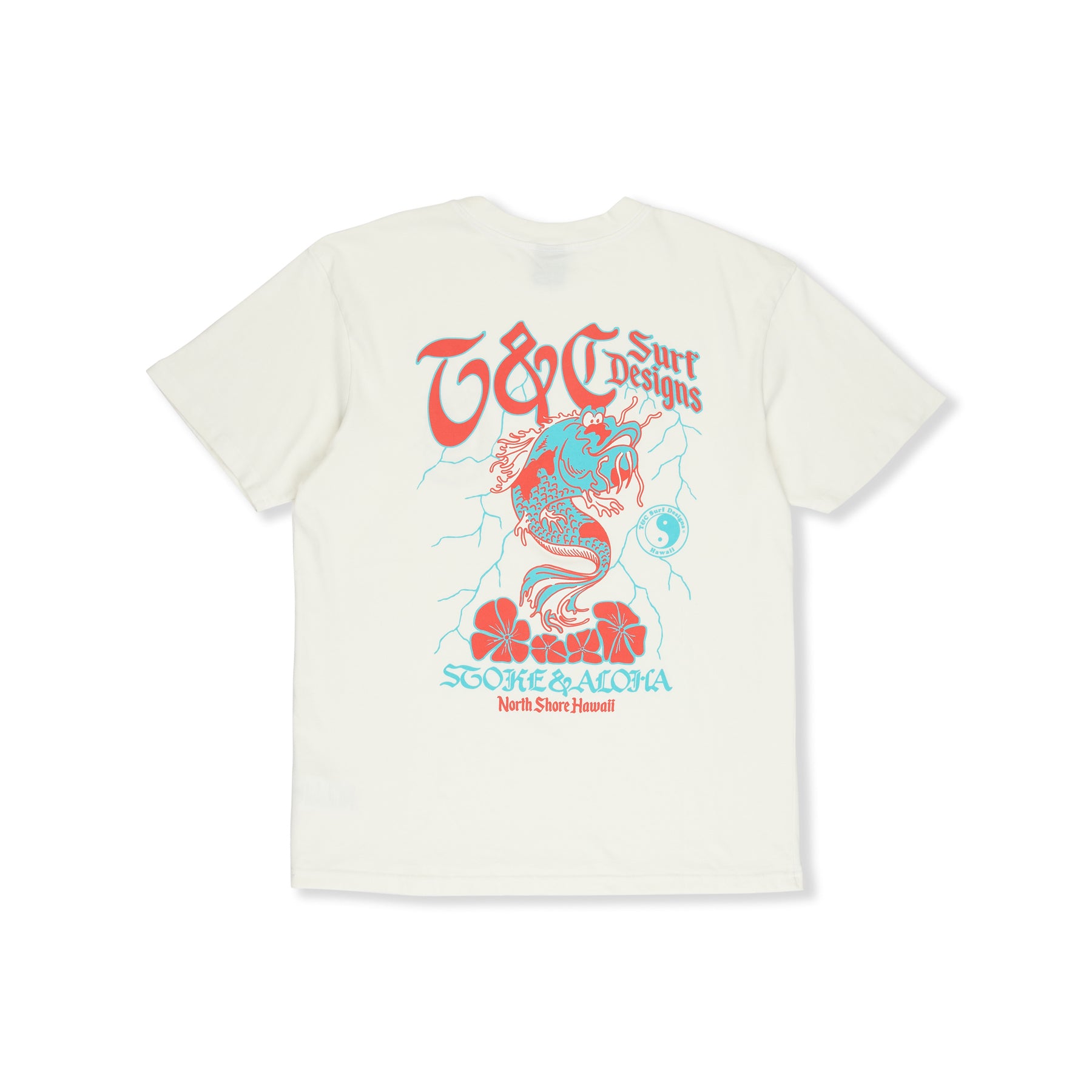 T&C Surf Designs Funco Koi S/S Tee-White
