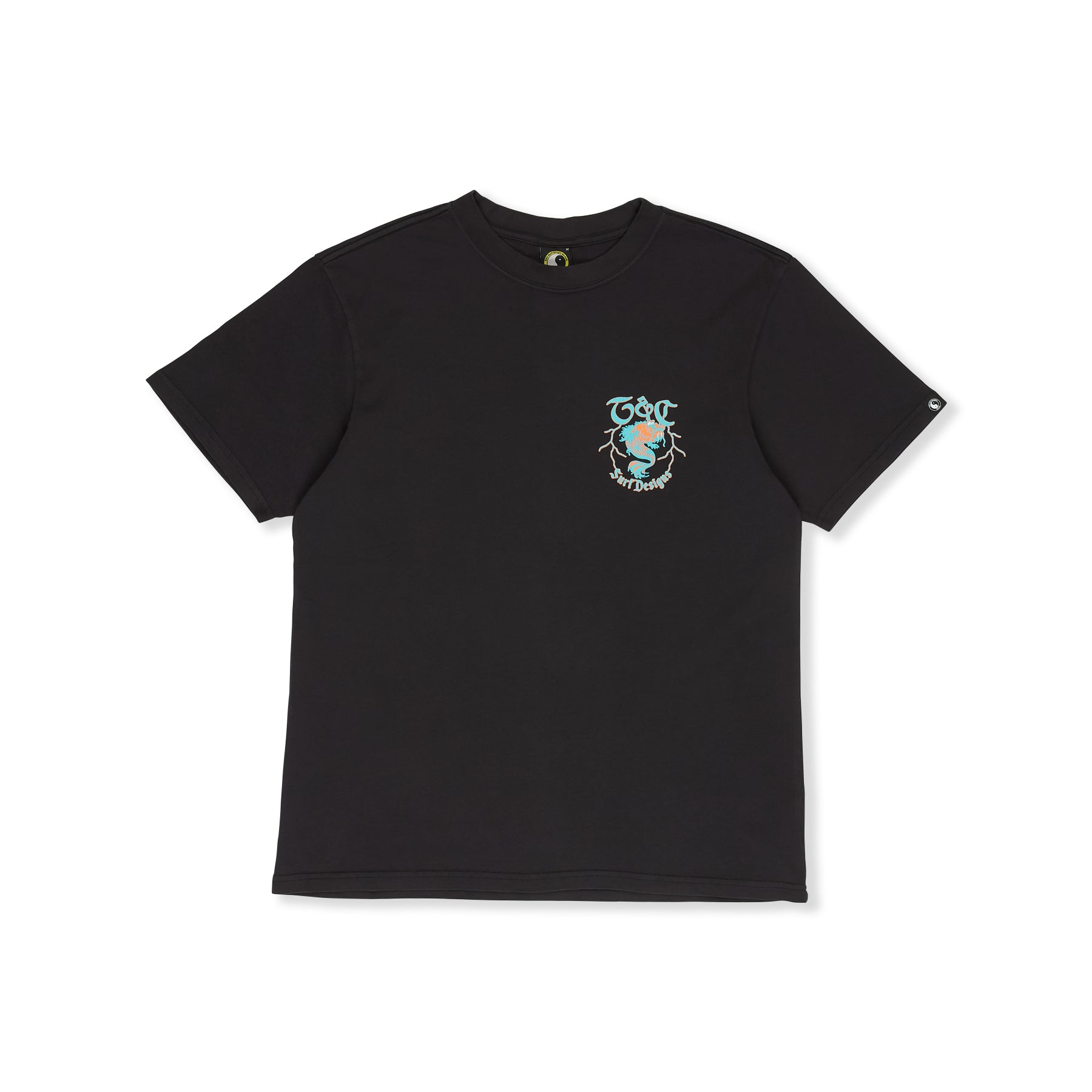 T&C Surf Designs Funco Koi S/S Tee-Fatigue Black