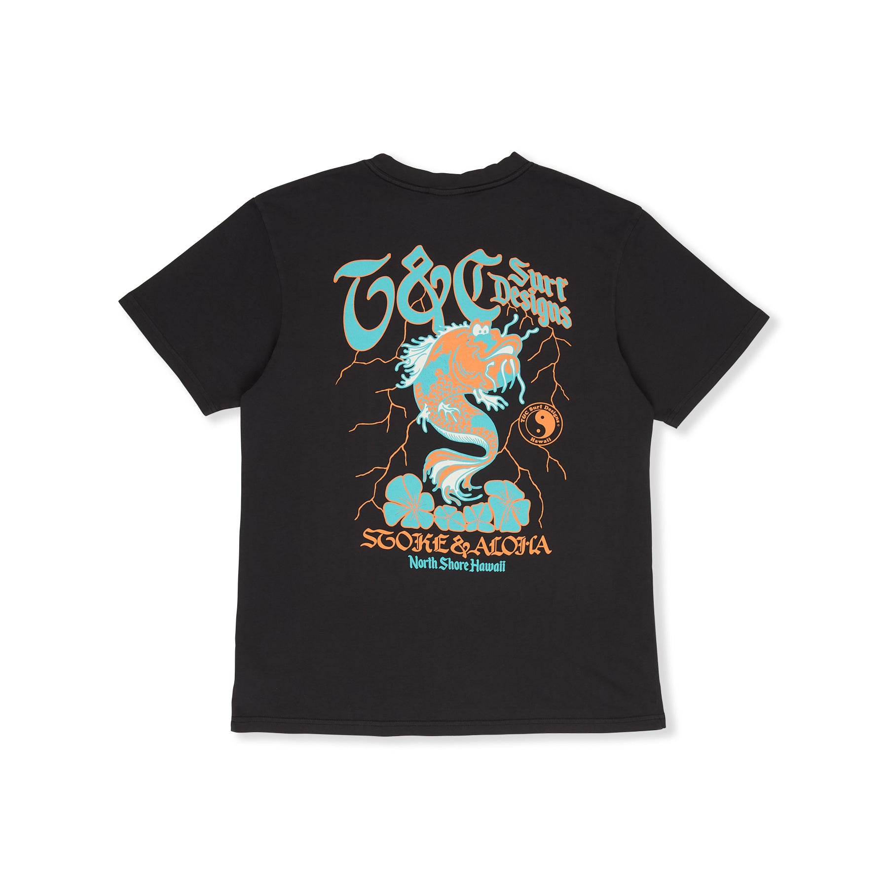 T&C Surf Designs Funco Koi S/S Tee-Fatigue Black