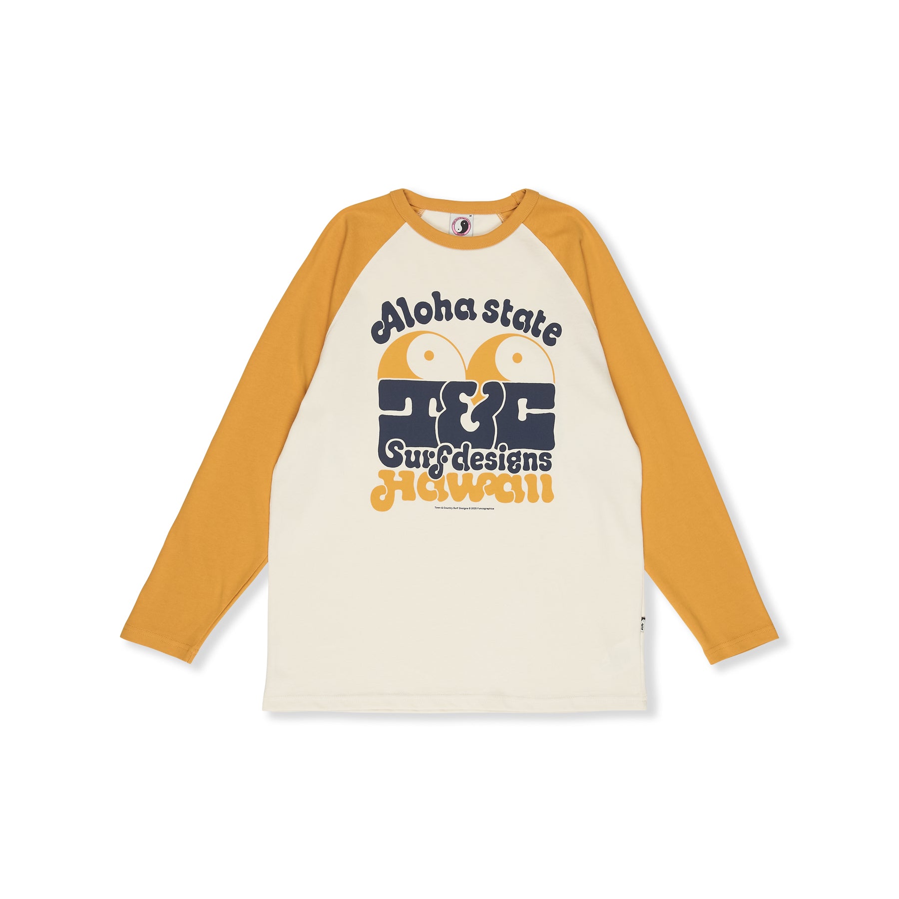 T&C Surf Designs Aloha State L/S Tee-Sunflower