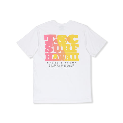 T&amp;C Surf Designs Filter S/S Tee-White