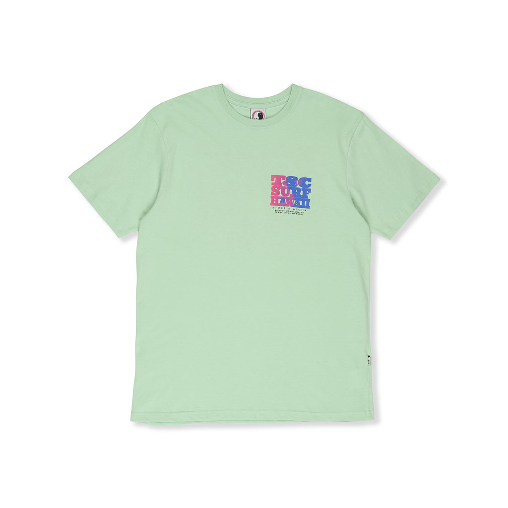T&amp;C Surf Designs Filter S/S Tee-Washed Green