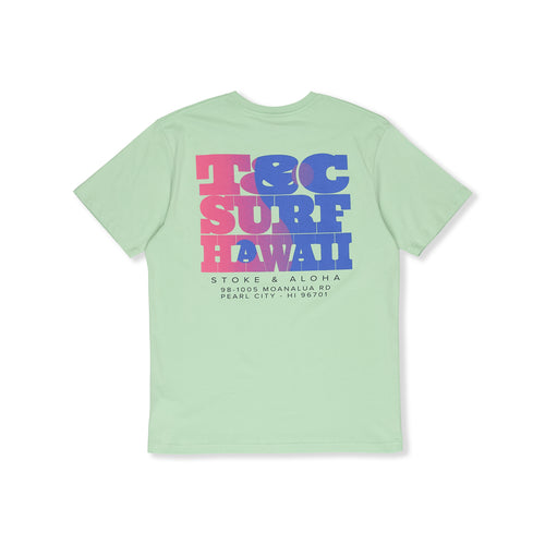 T&amp;C Surf Designs Filter S/S Tee-Washed Green