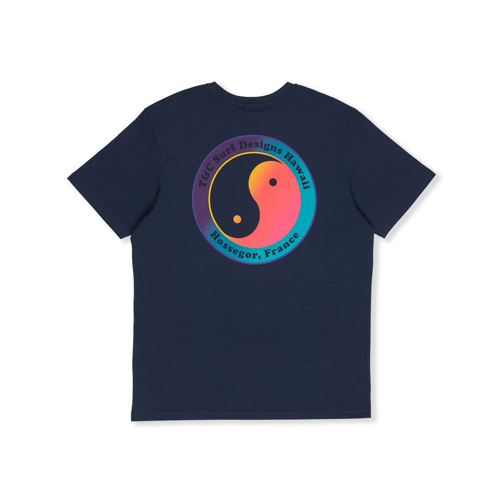 T&C Surf Designs Pearl Destination Hossegor S/S T-Shirt - Dark Navy