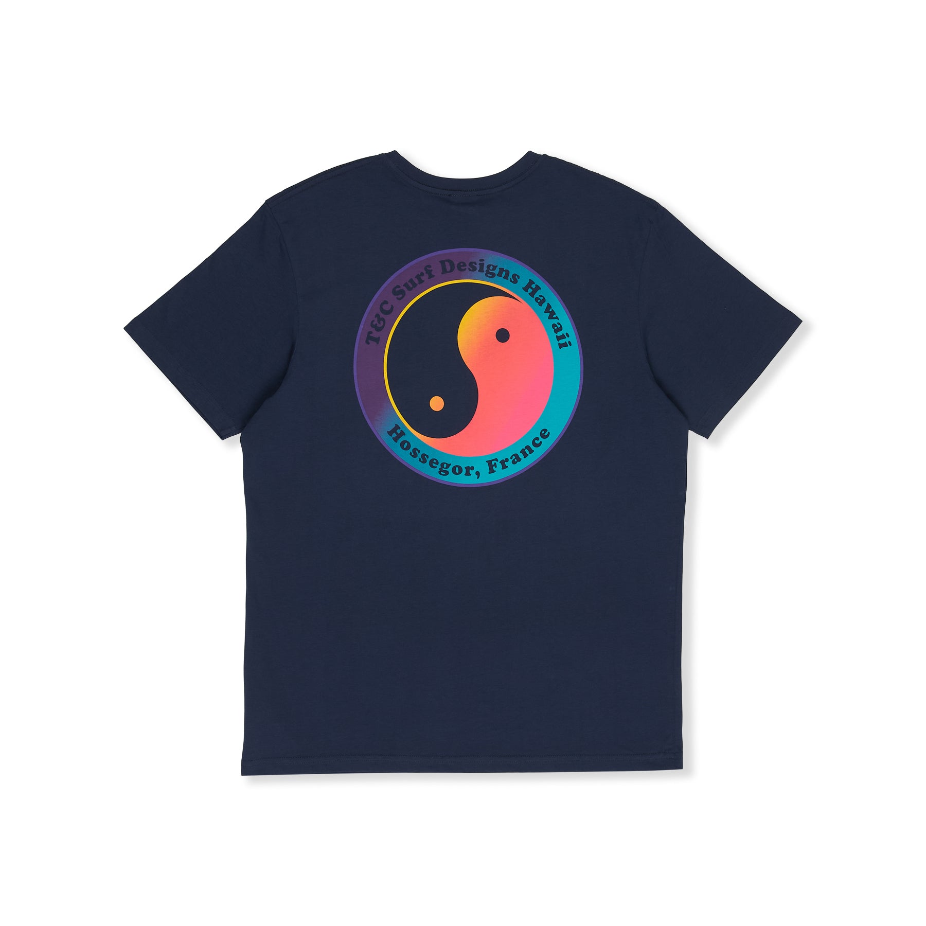 T&C Surf Designs Pearl Destination Hossegor S/S T-Shirt - Dark Navy