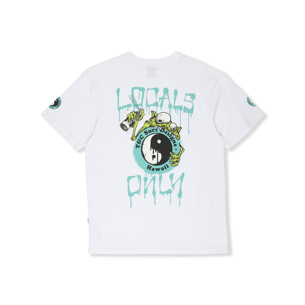 T&C Surf Designs Funco YY  S/S Tee-White