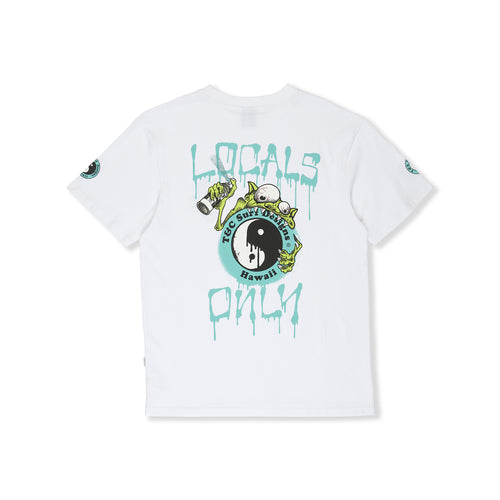 T&amp;C Surf Designs Funco YY S/S Tee-White