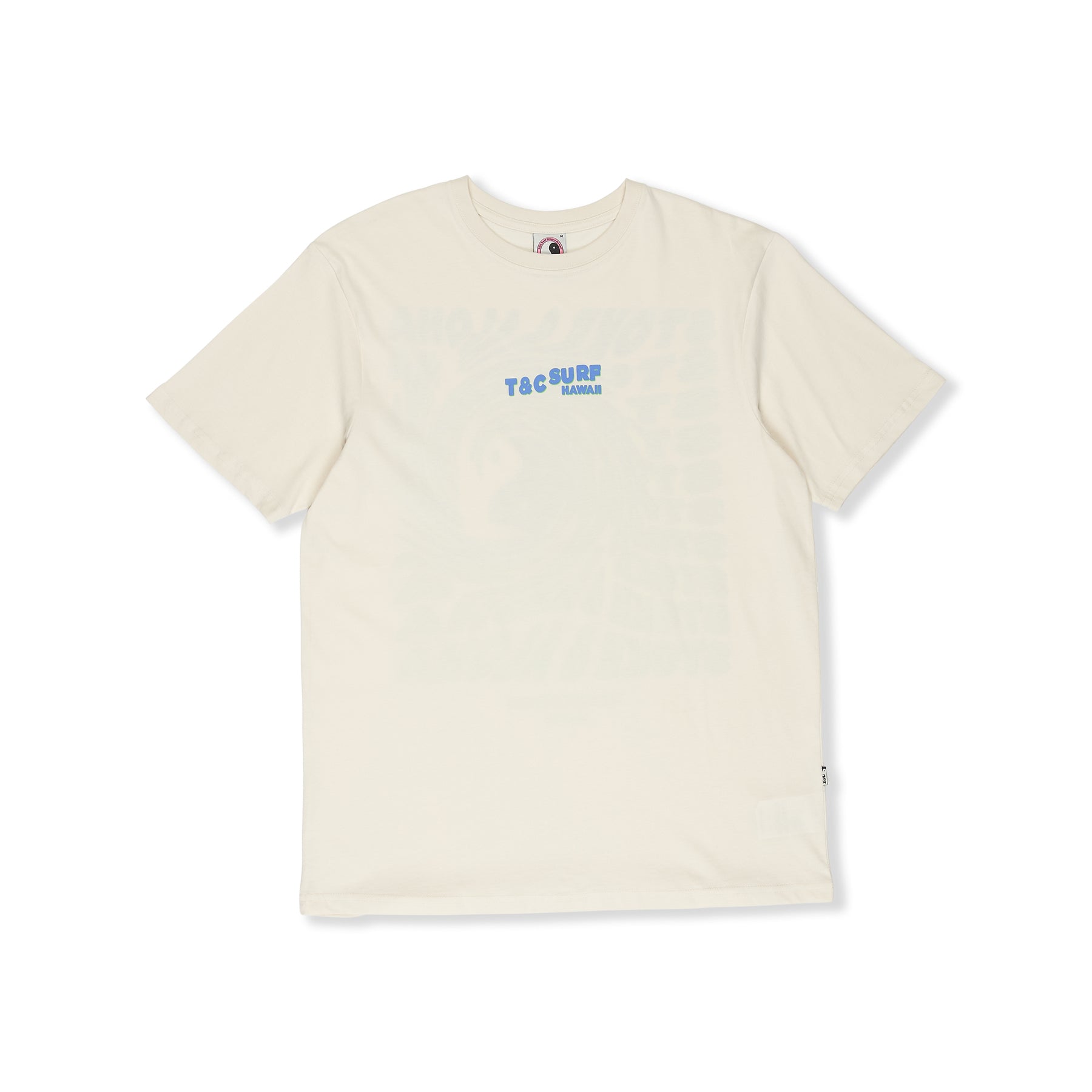 T&C Surf Designs Twisted Print  S/S Tee-Vintage White