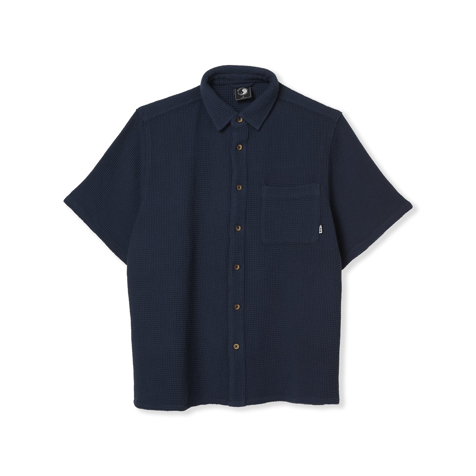 T&C Surf Designs Waffle S/S Shirt - Dark Navy