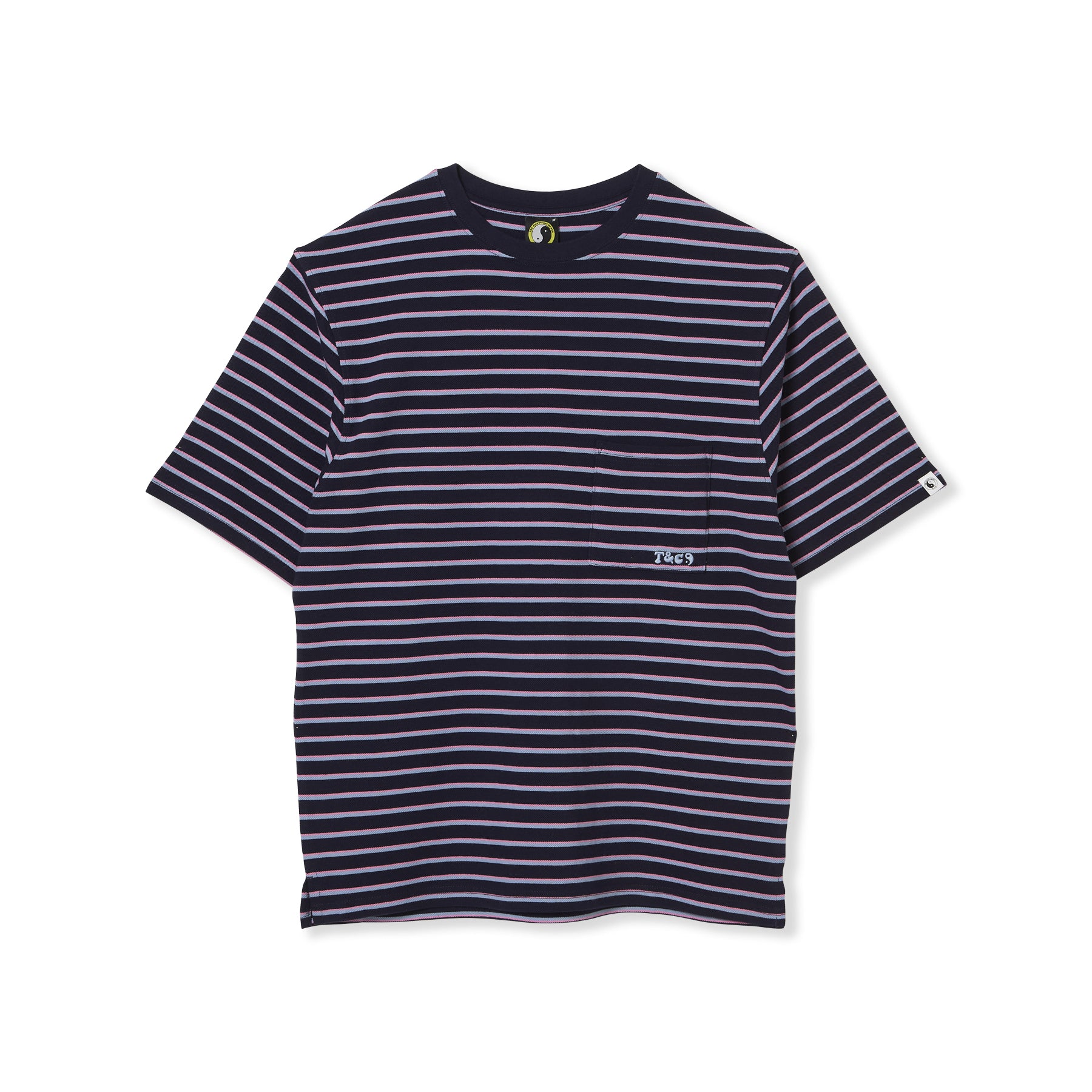 PK Yarn Dye Stripe T-shirt manches courtes -Marine