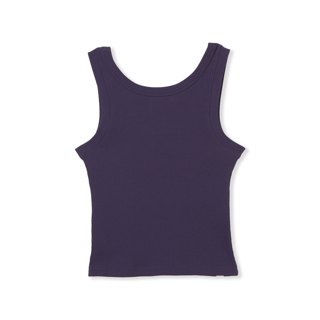 T&C Surf Designs Women Rib Singlet-Dark Purple