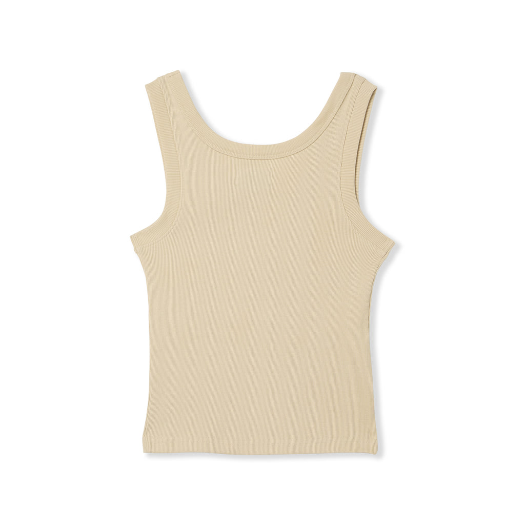 T&C Surf Designs Women Rib Singlet-Greige