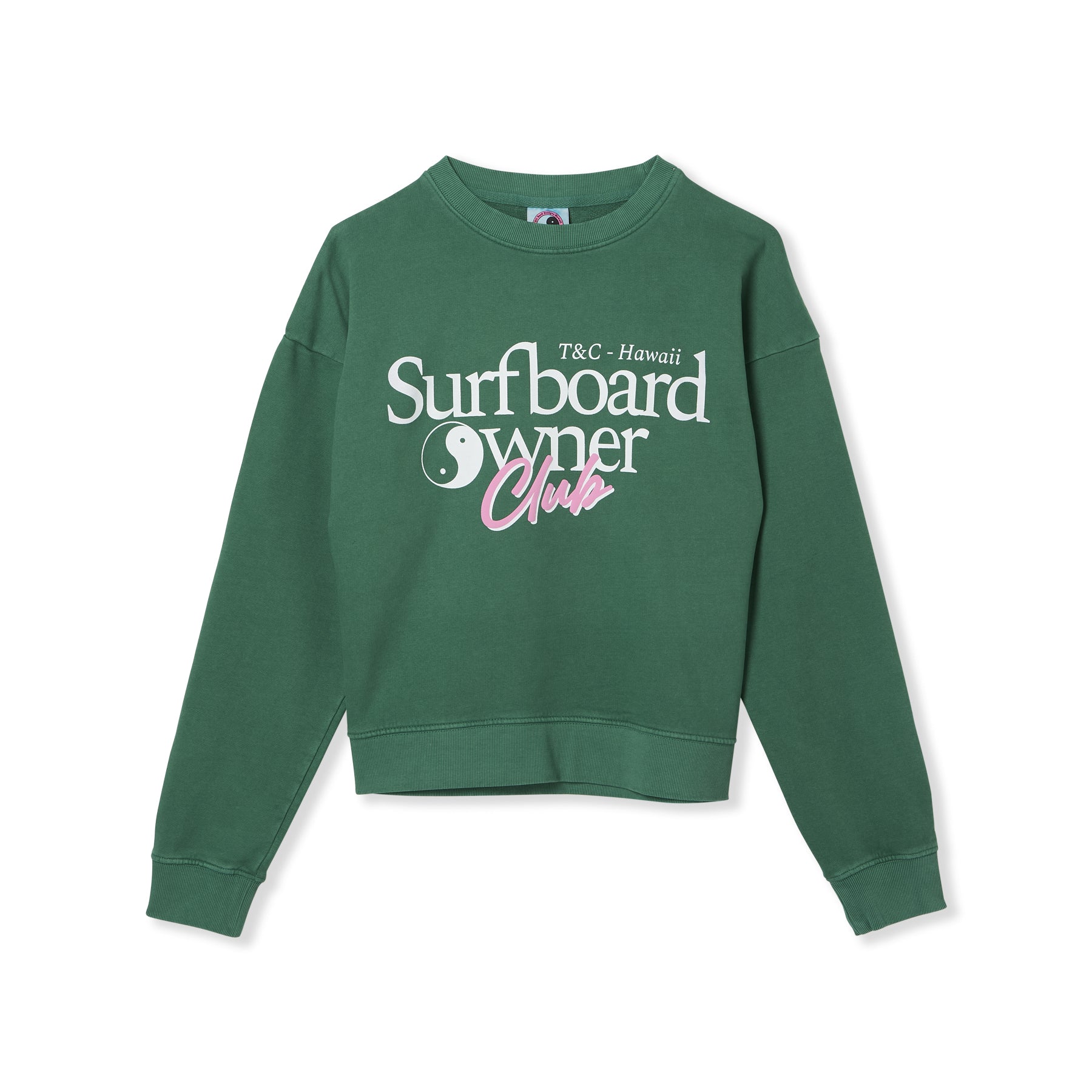T&C Surf Designs Owner Crew Sweat-Green