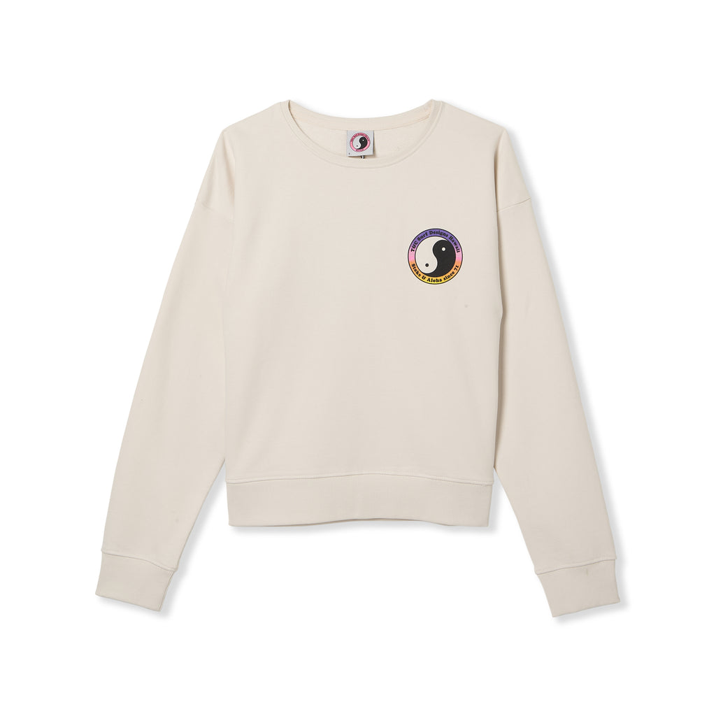 T&C Surf Designs Women YY 71 Crew Sweat-Vintage White