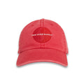Boné T&C Surf Designs TCSH Dad Cap - Usado, com logótipo vermelho e branco
