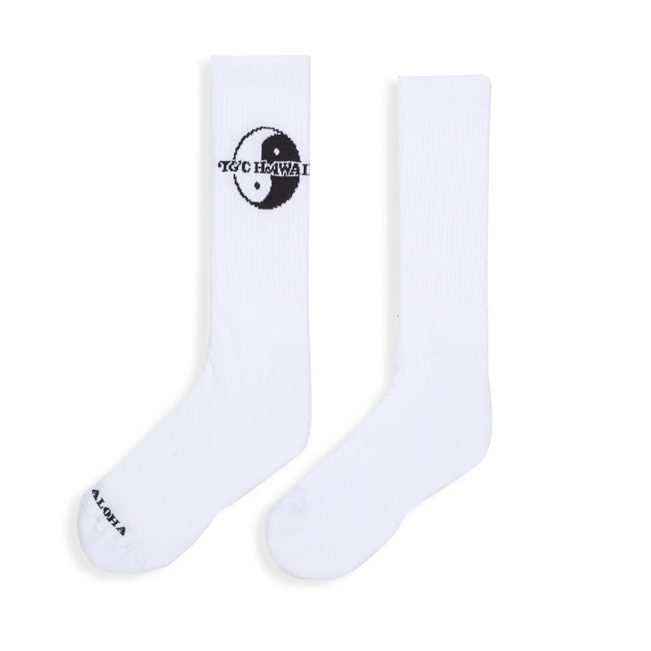 T&C Surf Designs YY Socks - White/Black