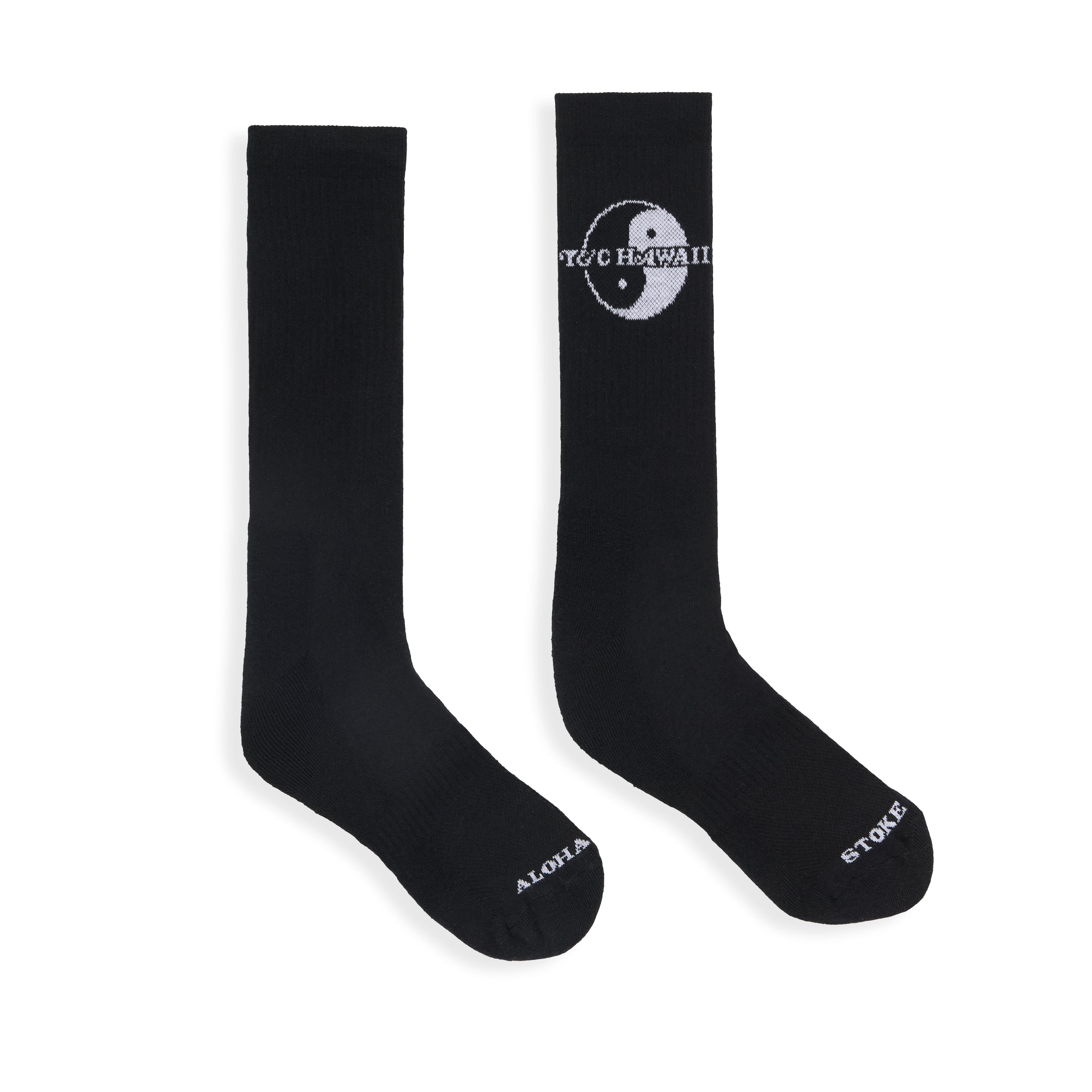 T&C Surf Designs YY Socks - Black/White