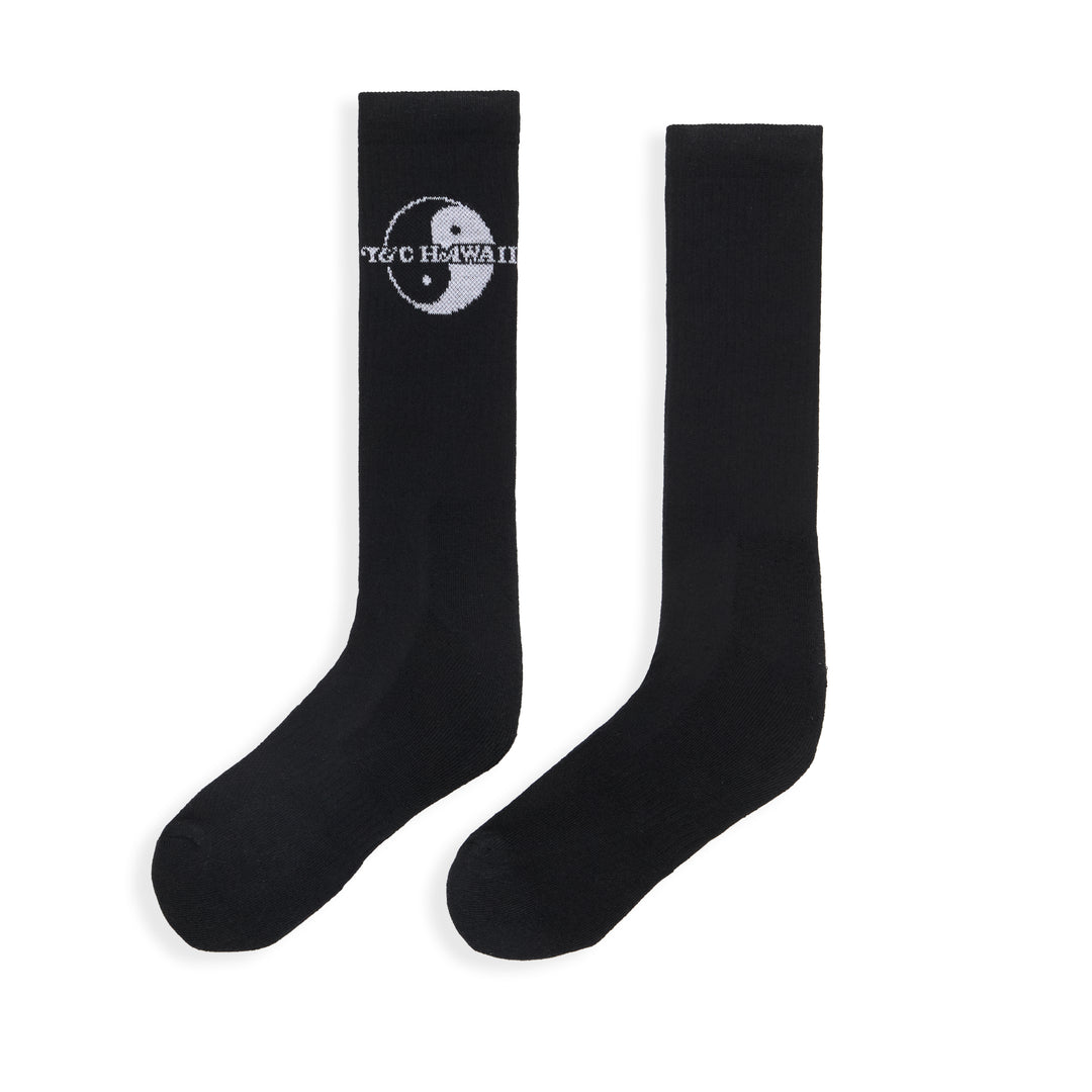 T&C Surf Designs YY Socks - Black/White