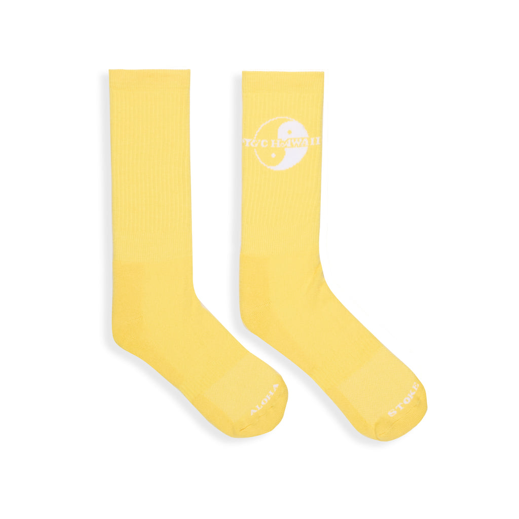 T&C Surf Designs YY Socks - Washed Yellow