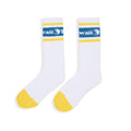 Meias T&C Surf Designs Pearl - Branco e Amarelo