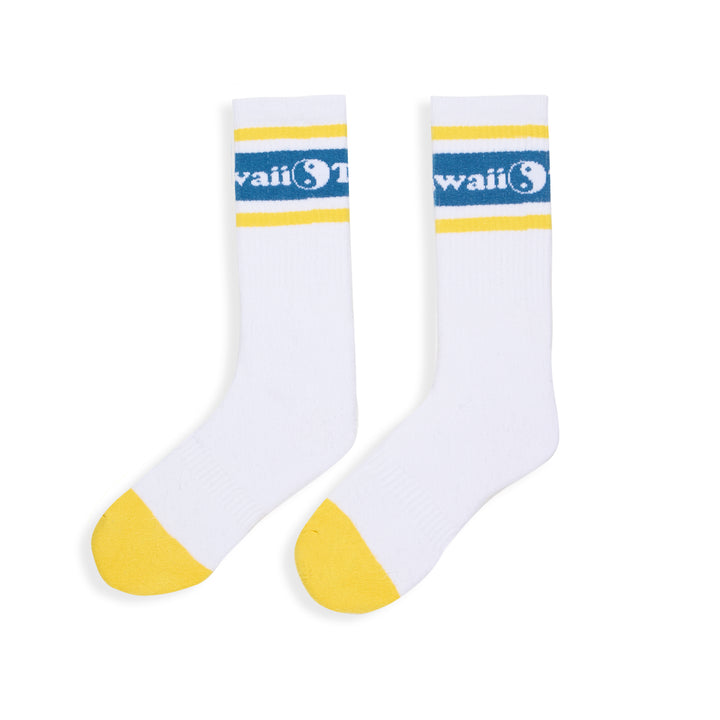 T&C Surf Designs Pearl Socks - White Yellow