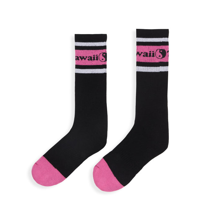 T&C Surf Designs Pearl Socks - Black Pink